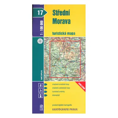 Střední Morava 1:100 000