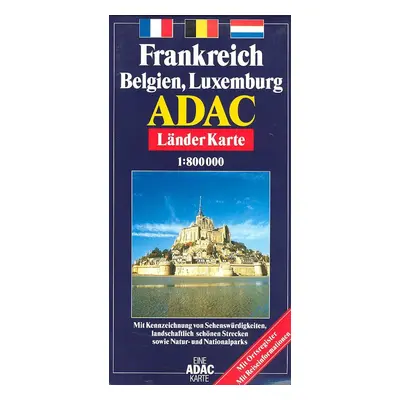 Frankreich, Belgien, Luxemburg 1: 800 000