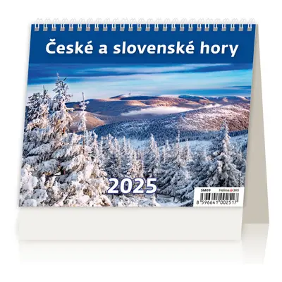 České a slovenské hory 2025 - stolní kalendář