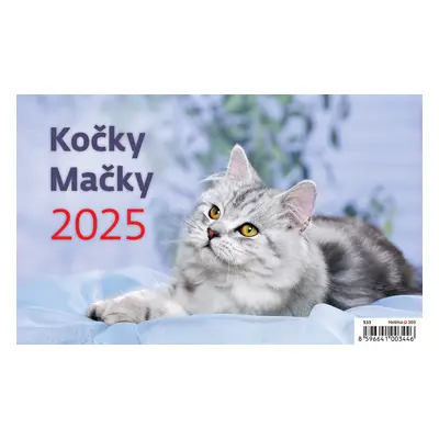 Kočky 2025 - stolní kalendář