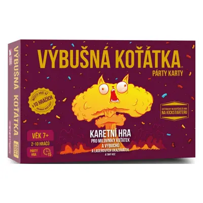 Výbušná koťátka Párty karty