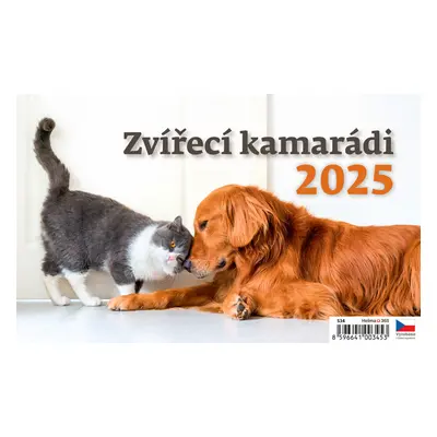 Zvířecí kamarádi 2025 - stolní kalendář