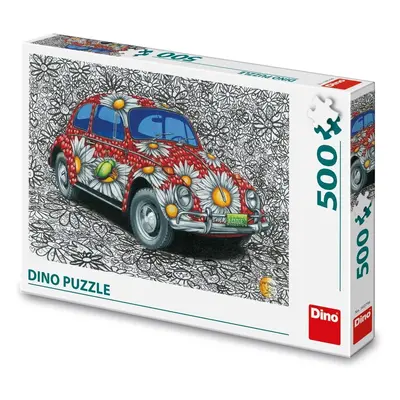 Puzzle 500 VW Brouk malovaný