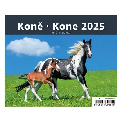 Koně 2025 - stolní kalendář