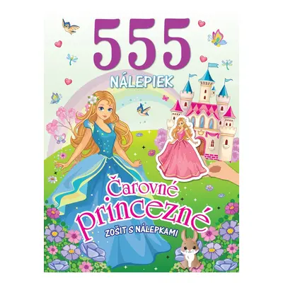 555 nálepiek Čarovné princezné