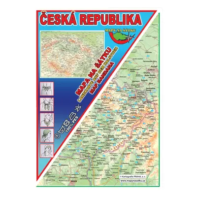 Česká republika Šátek s mapou