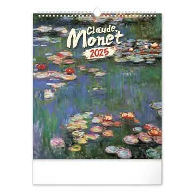 Claude Monet 2025 - nástěnný kalendář