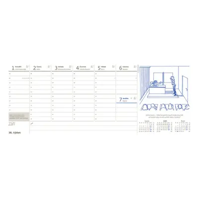 Daňový kalendář pro podnikatele 2025 - stolní kalendář
