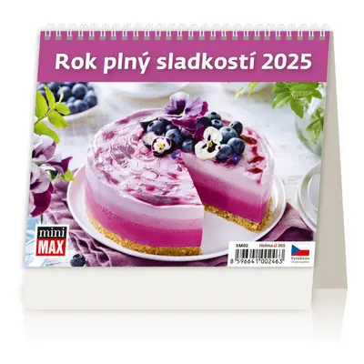 Rok plný sladkostí 2025 - stolní kalendář