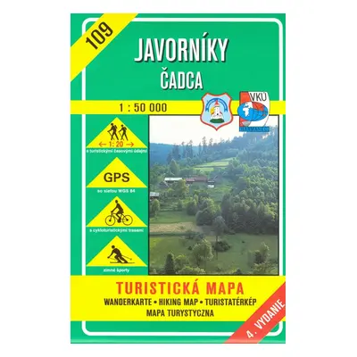 Javorníky, Čadca 1 : 50 000