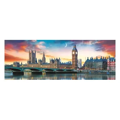 Panoramatické puzzle Big Ben a Westminsterský palác, Londýn 500 dílků