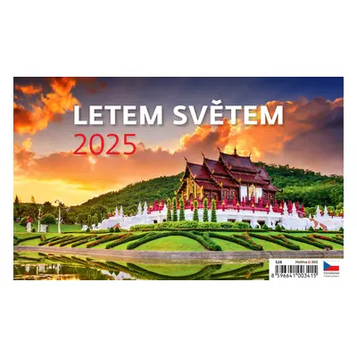 Letem světem 2025 - stolní kalendář