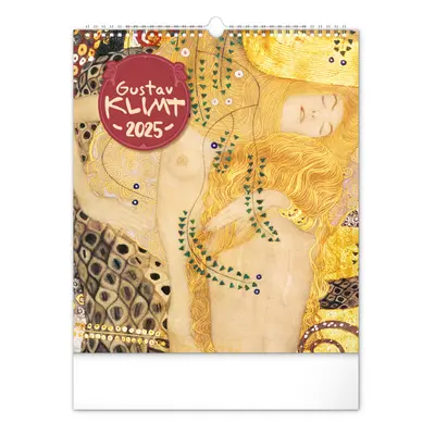 Gustav Klimt 2025 - nástěnný kalendář