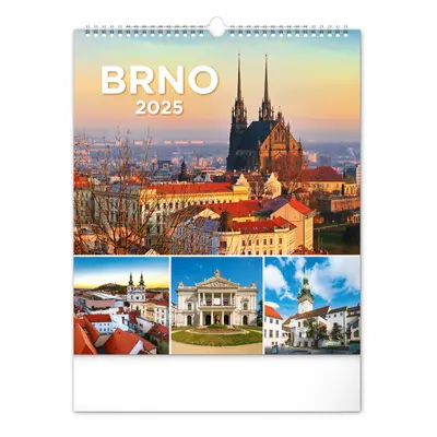 Brno 2025 - nástěnný kalendář