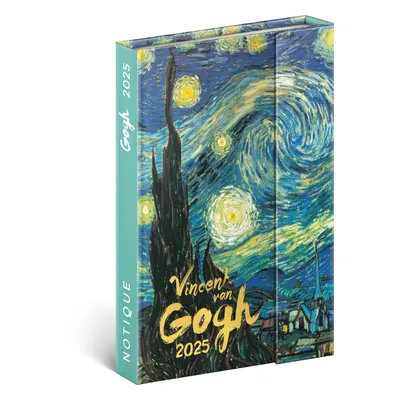 Týdenní magnetický diář Vincent van Gogh 2025