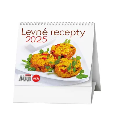 Levné recepty 2025 - stolní kalendář