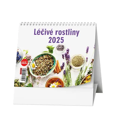 Léčivé rostliny 2025 - stolní kalendář