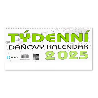 Daňový kalendář 2025 - stolní kalendář