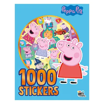 1000 samolepek v sešitu Prasátko Peppa