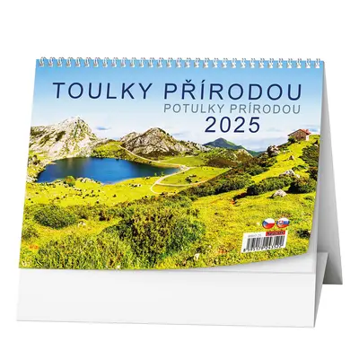 Toulky přírodou 2025 - stolní kalendář