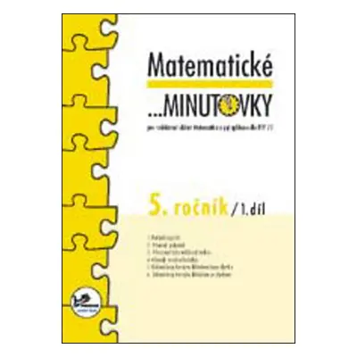 Matematické minutovky 5. ročník / 1. díl