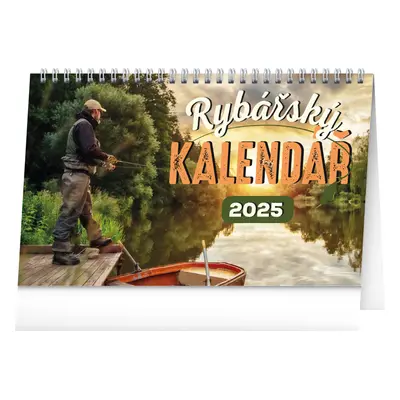 Rybářský kalendář 2025 - stolní kalendář