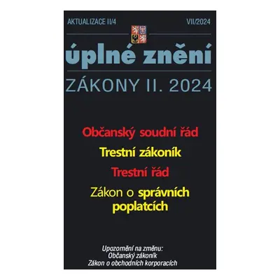 Aktualizace 2024 II/4 Občanský soudní řád