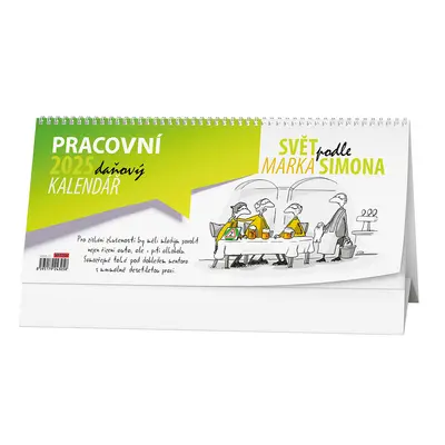 Pracovní daňový kalendář 2025 - stolní kalendář