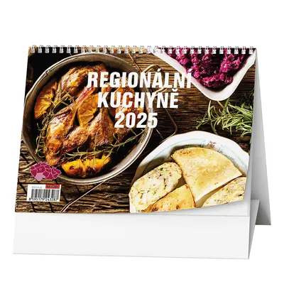 Regionální kuchyně 2025 - stolní kalendář