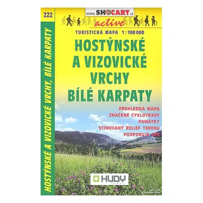 Hostýnské a Vizovické vrchy, Bílé Karpaty 1:100 000