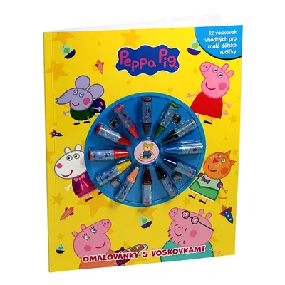 Peppa Pig Omalovánky s voskovkami