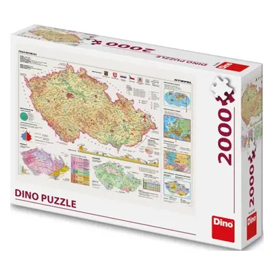 Puzzle 2000 Mapy České Republiky