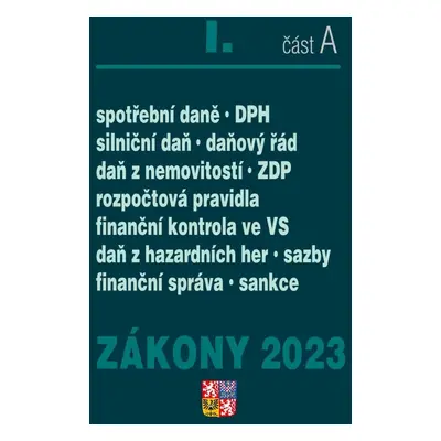 Zákony I-A/2023 - Daňové zákony