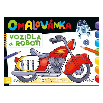 Omalovánka Vozidla a roboti