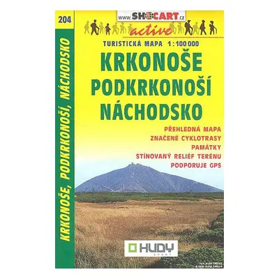 Krkonoše, Podkrkonoší, Náchodsko 1:100 000