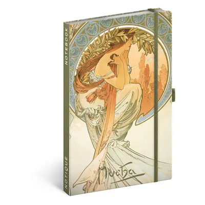 Notes Alfons Mucha Poezie linkovaný