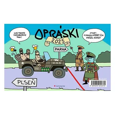 Opráski 2025 - stolní kalendář