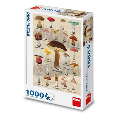 Puzzle 1000 Houby koláž