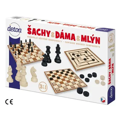 Šachy & dáma & mlýn