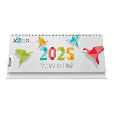 Pracovní kalendář 2025 - stolní kalendář