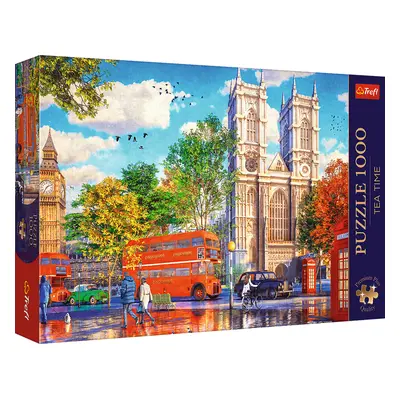 Puzzle Premium Plus Tea Time Pohled na Londýn (1000 dílků)