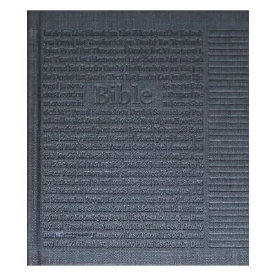 Poznámková Bible antracitová