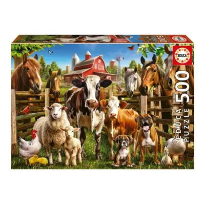 Puzzle Kamarádi ze statku (500 dílků)