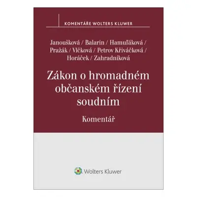 Zákon o hromadném občanském řízení soudním Komentář