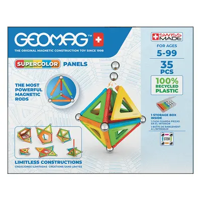 Stavebnice Geomag Supercolor panels 35 pcs