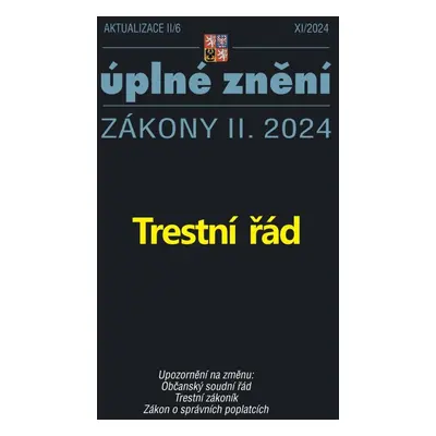 Aktualizace II/6 2024 Trestní řád