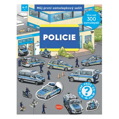 Můj první samolepkový sešit Policie