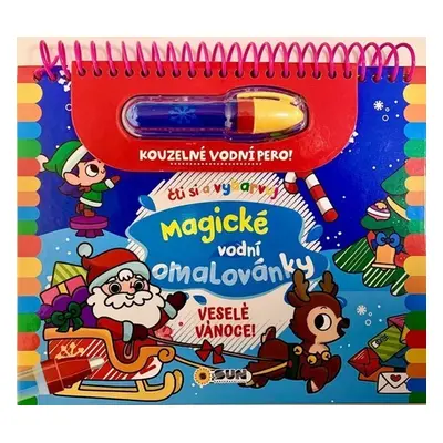 Magické vodní omalovánky Veselé Vánoce!