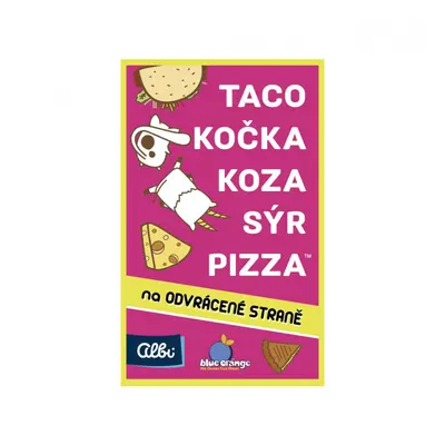 Taco, kočka, koza, sýr, pizza Na odvrácené straně