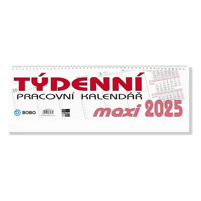 Pracovní kalendář 2025 Maxi - stolní kalendář